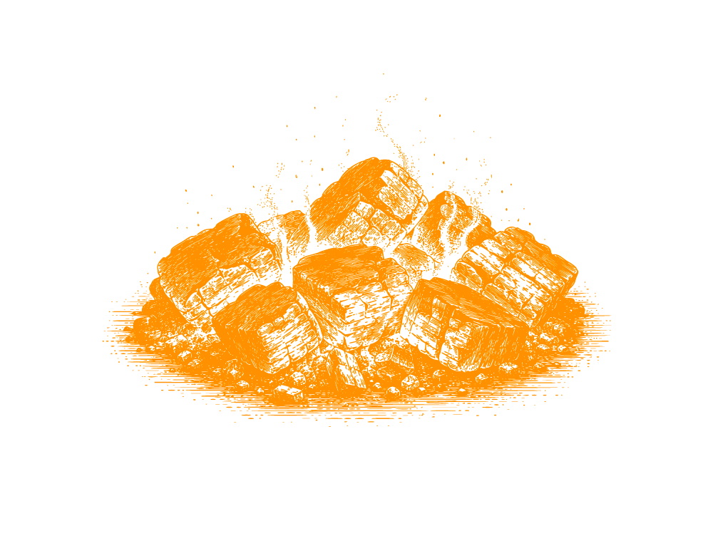 Animación de ilustraciones sobre elementos del Asador Nicolás